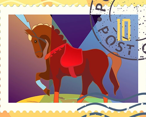 Underfrankeret hest