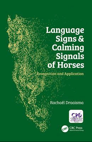 Køb Rachaël Draaismas fantastiske bog “Language Signs & Calming Signals of Horses”.